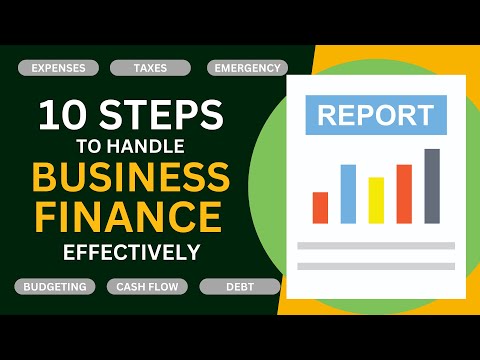 10 Steps to Handle Business Finance Effectively [Video]