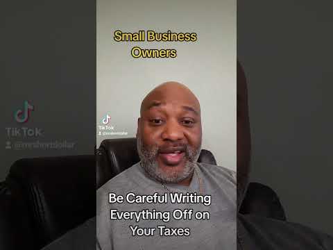 Be Careful Writing Everything Off On Your Taxes  [Video]