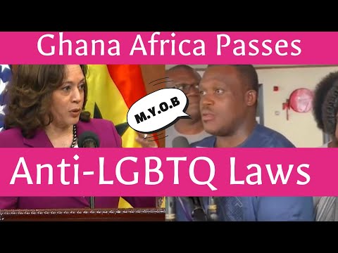 GHANA Africa PASSES ANTI LGBTQ LAW Sam George Speaks and Kamala Harris Response Press Conference [Video]