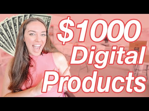 These Digital Products Can Make You Over $1000 a Month [Video]