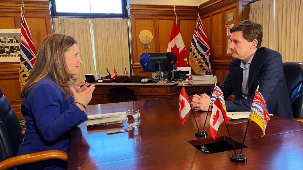 Housing on agenda as Freeland meets with B.C. premier [Video]