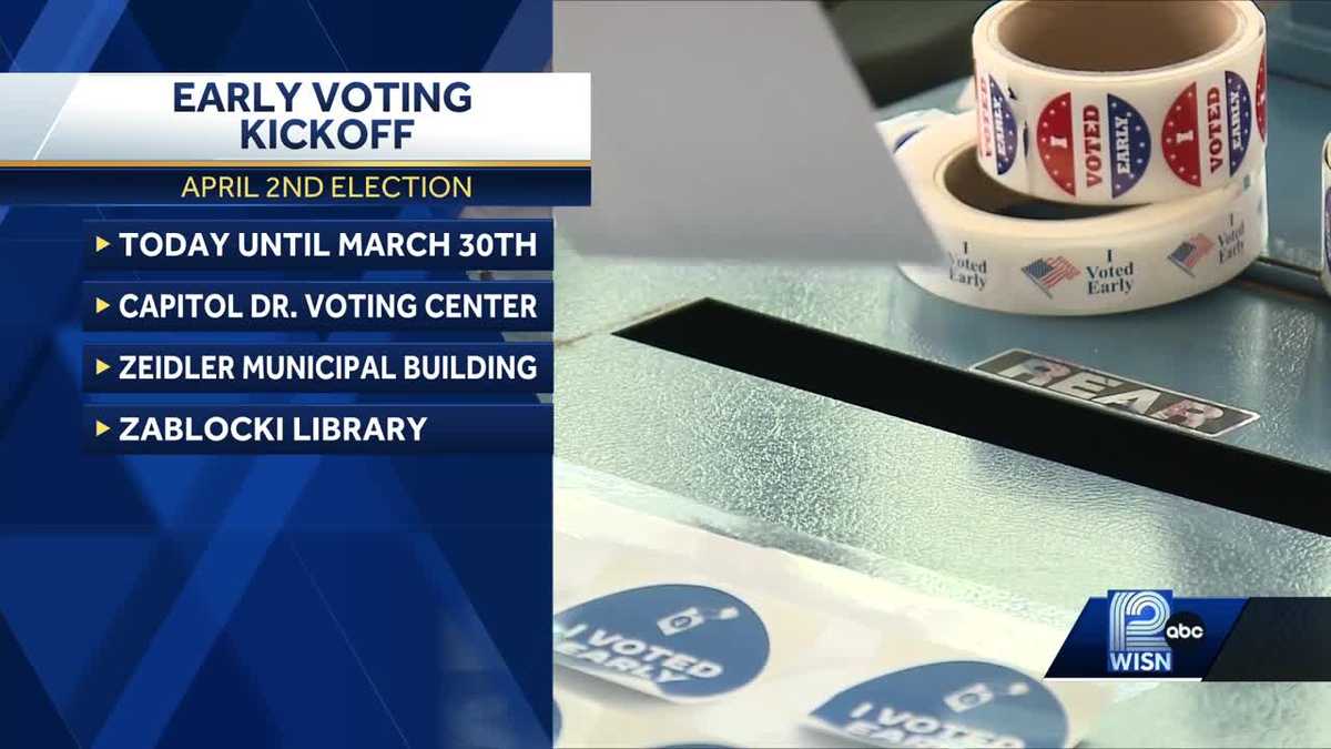 Early voting starts in Wisconsin for president and constitutional amendments [Video]
