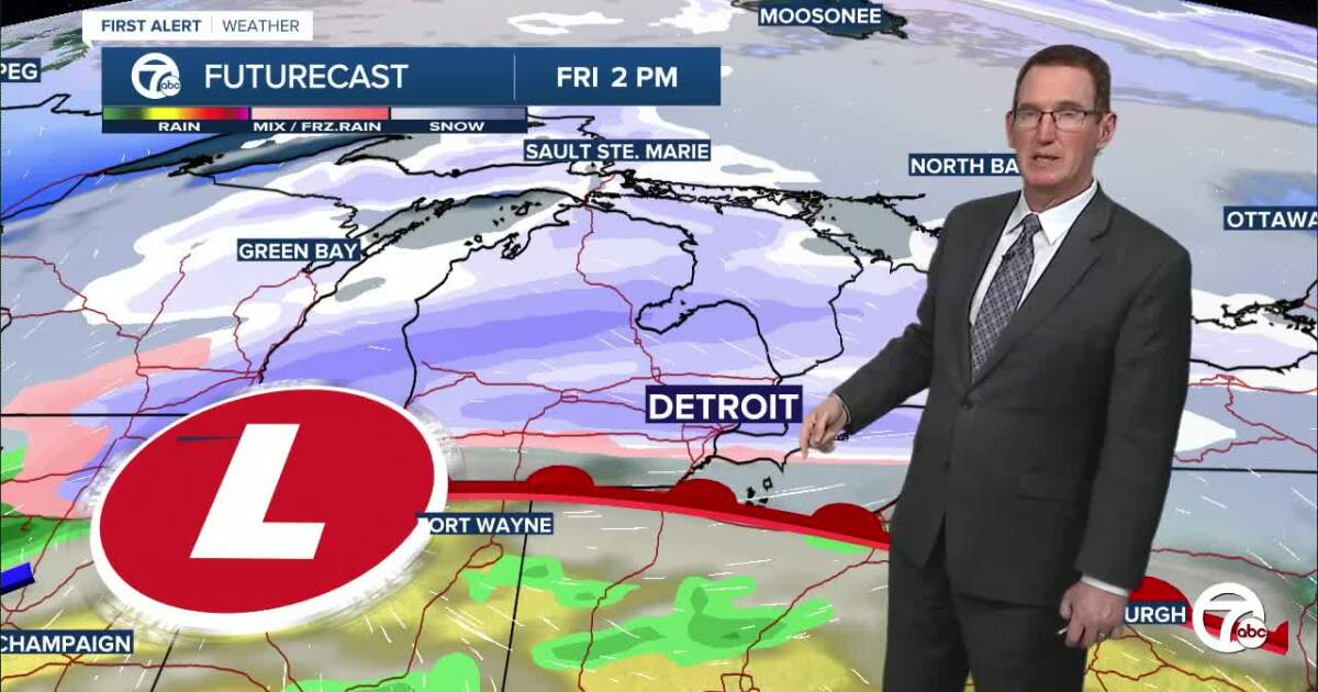 Metro Detroit Weather: Snow expected Friday, heavier snow north [Video]