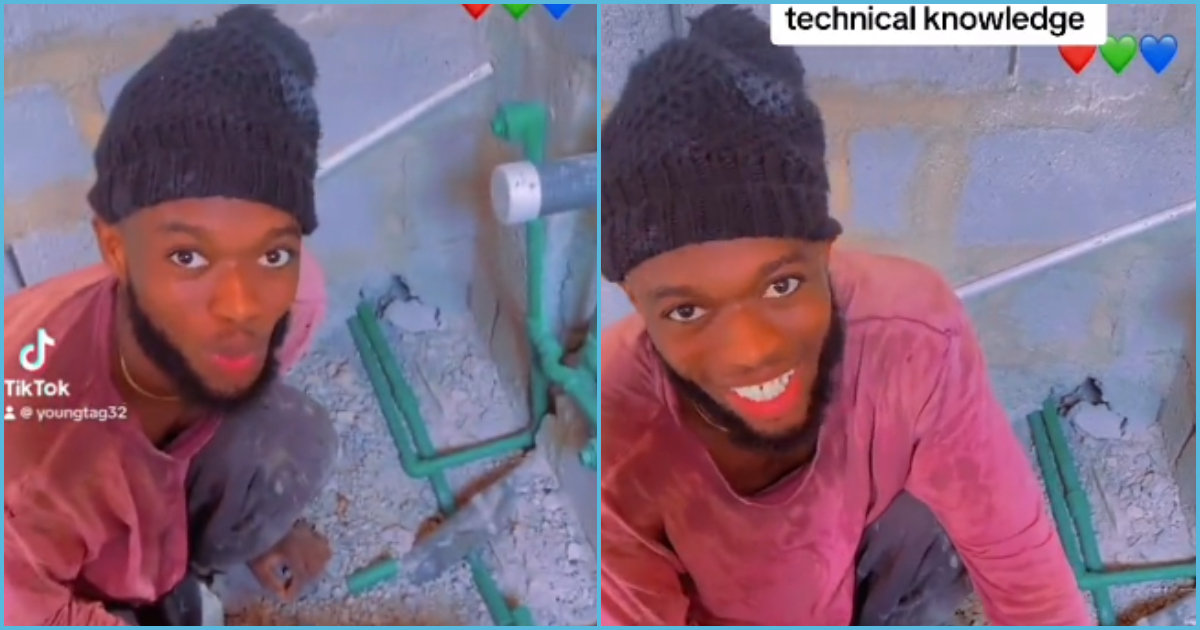 Ghanaian Plumber Brags About His Work And Earnings: “I Will Never Go To University” [Video]