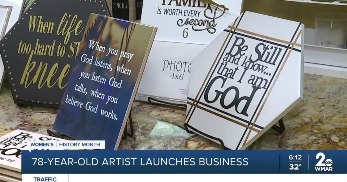 A Pikesville artist is creating art aimed at inspiring and motivating people [Video]
