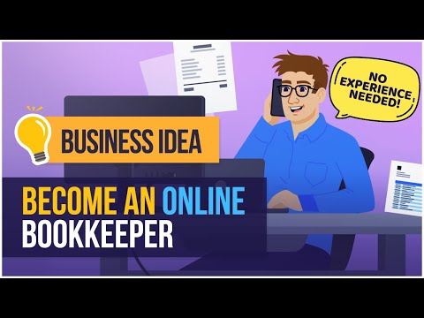 BUSINESS IDEA: Online Bookkeeper - Easiest Online Business? [Video]
