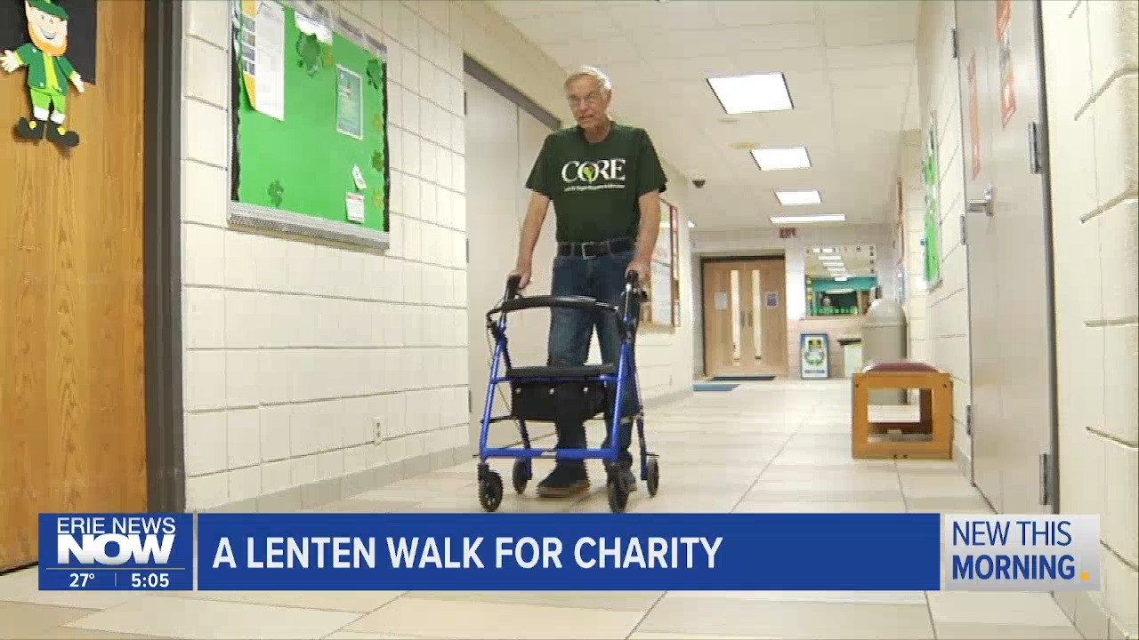 Man on a Mission: Walking the Lenten Journey for Charity – Erie News Now [Video]