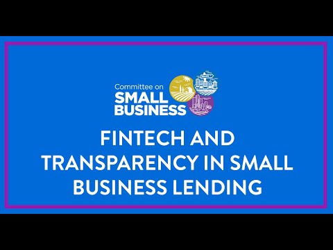 Fintech and Transparency in Small Business Lending [Video]