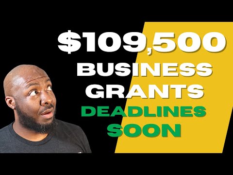 Startup Business Grants for Your Small Business [FREE MONEY] $109,500 In Grants | Apply Today [Video]