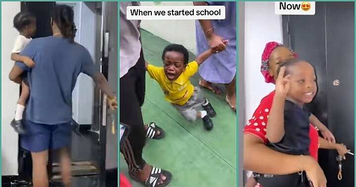 “My Baby Is Growing So Fast”: Little Boy Who Used to Cry While Leaving for School Changes Attitude [Video]