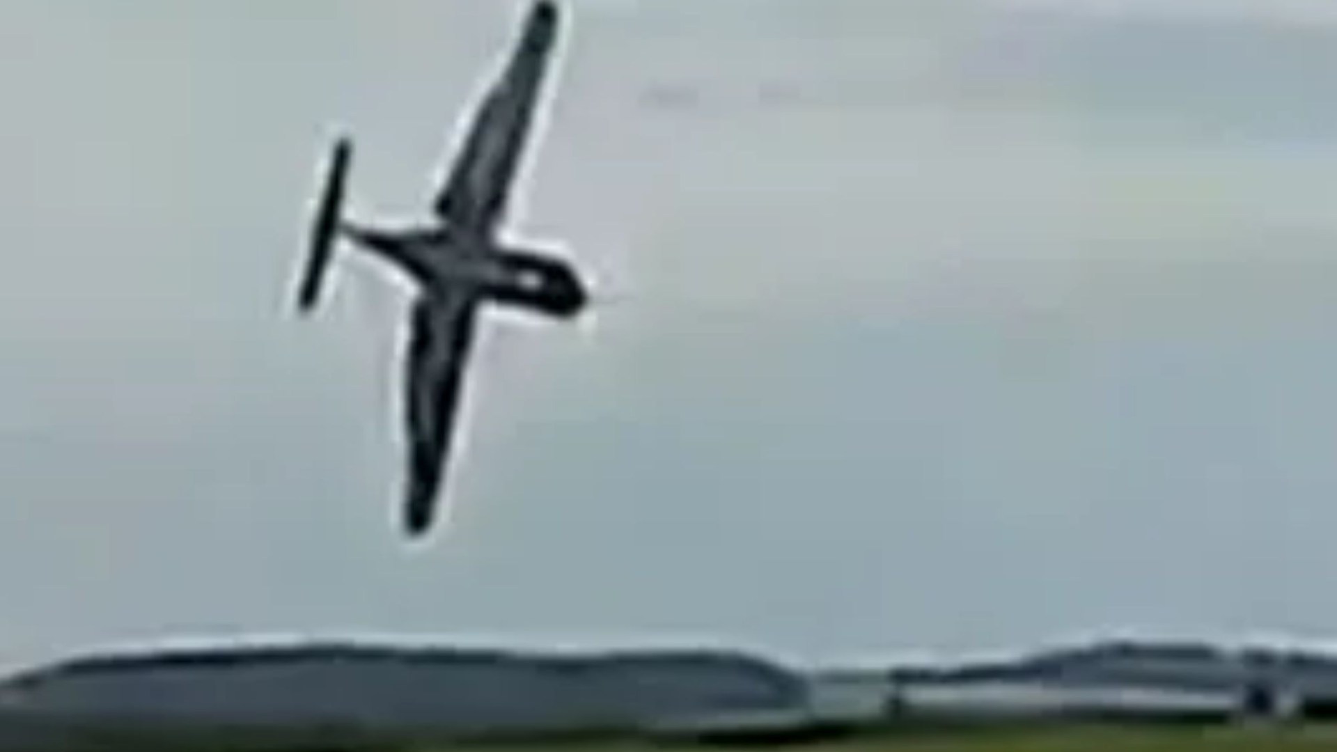 Tragic video shows moments before pilot died in plane crash as visitors looked on at Imperial War Museum airfield