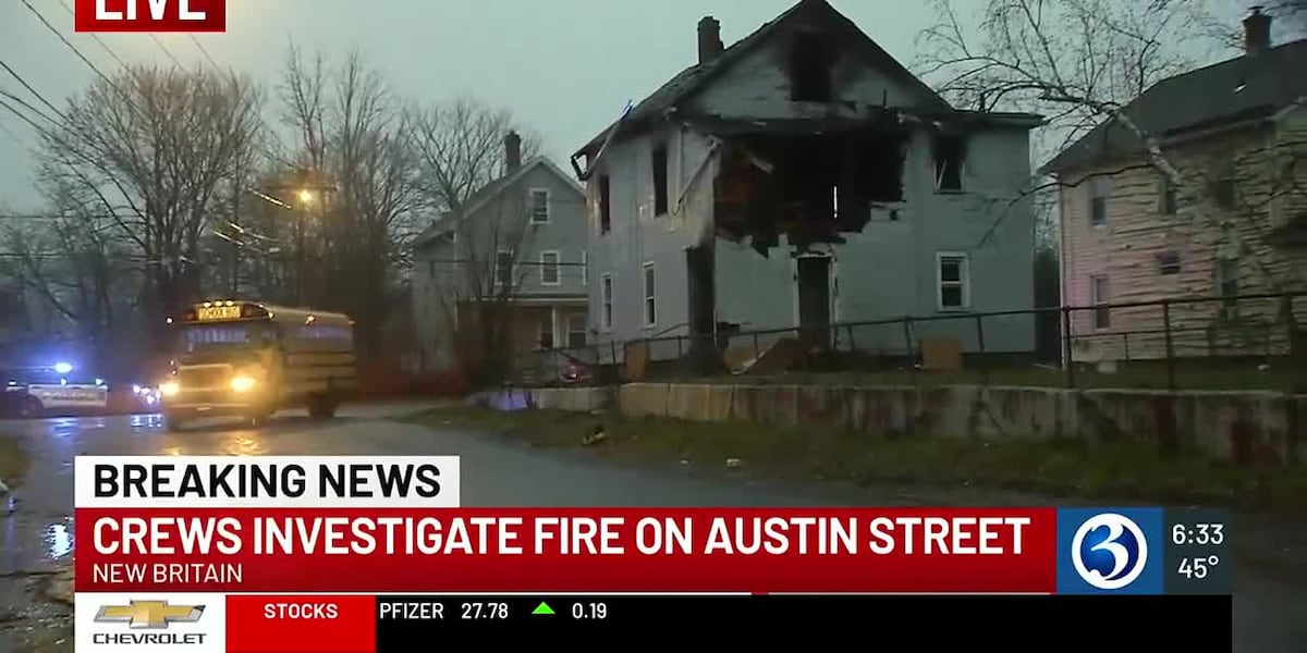 VIDEO: Fire tears through home in New Britain [Video]