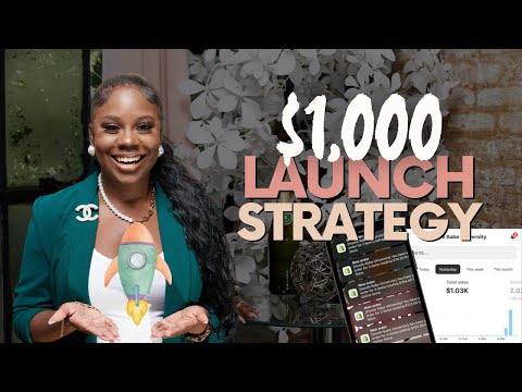 $1K LAUNCH DAY: HOW TO CREATE A LAUNCH STRATEGY + WORKSHOP DETAILS | LAUNCH YOUR BRAND [Video]