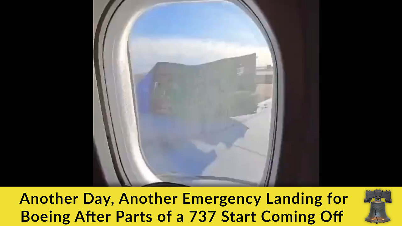 Another Day, Another Emergency Landing for Boeing After Parts of a 737 Start Coming Off [VIDEO]