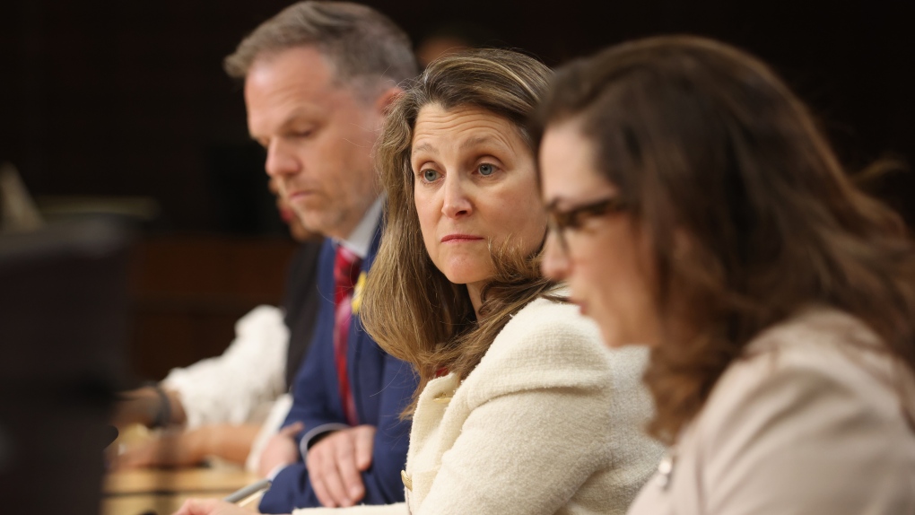 Freeland dodges budget questions on corporate, grocer taxes [Video]