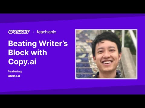 Beating Writer’s Block with Copy.ai [Video]