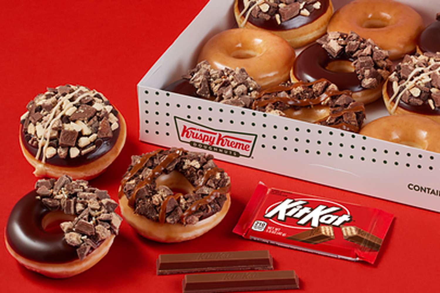 Krispy Kreme Introduces 3 New Limited-Edition Kit Kat Donuts [Video]