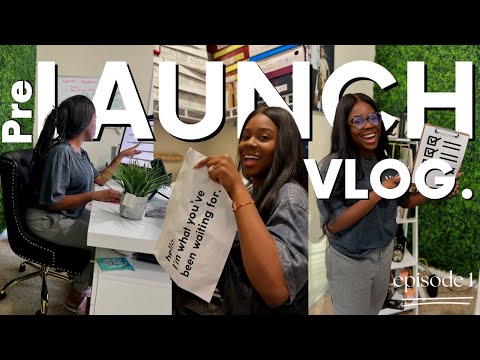 VLOG: LAUNCHING A NEW BUSINESS: Pre-Launch Checklist, Researching my Target Audience, & More [Video]