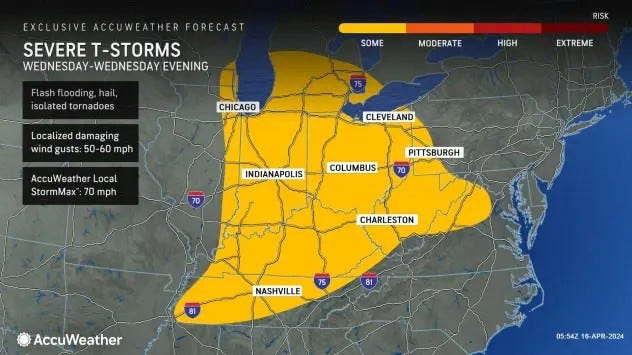 Storms could bring hail, winds, tornado to Metro Detroit Wed [Video]