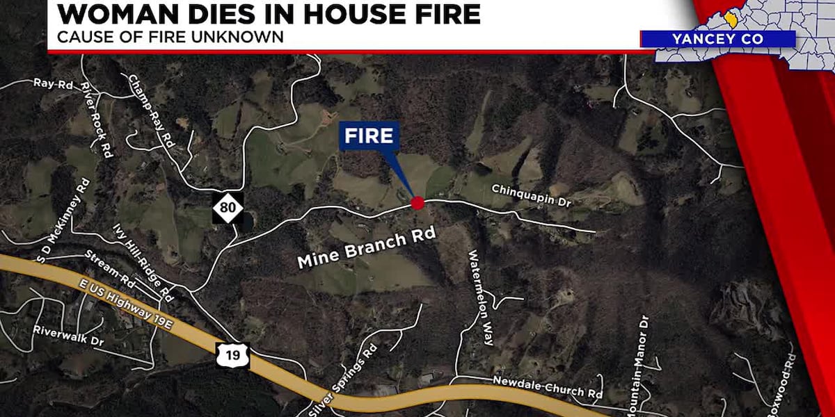 Woman Dies in House Fire in Yancey County [Video]