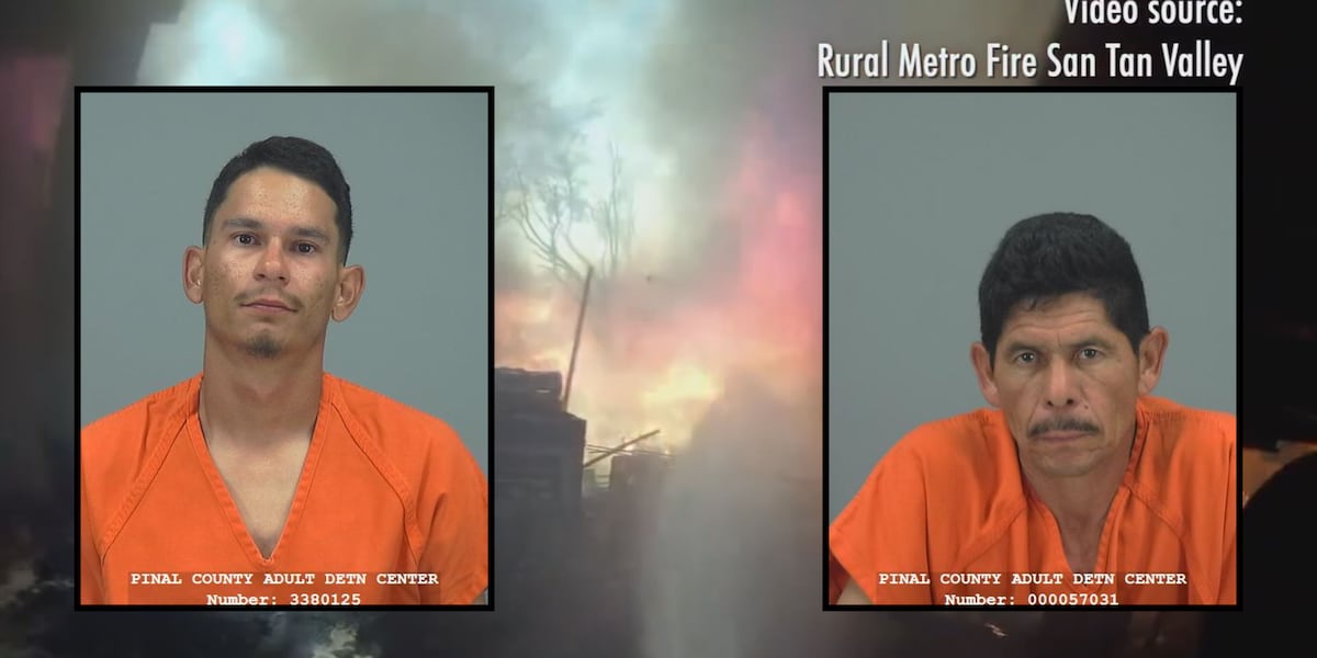 Men accused of starting San Tan Valley house fire before running off [Video]