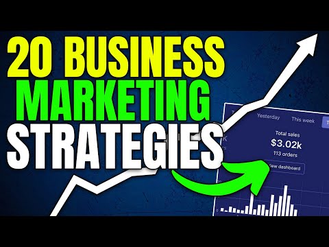 20 Business Marketing Strategies to Grow Small Business in 2024 [Video]