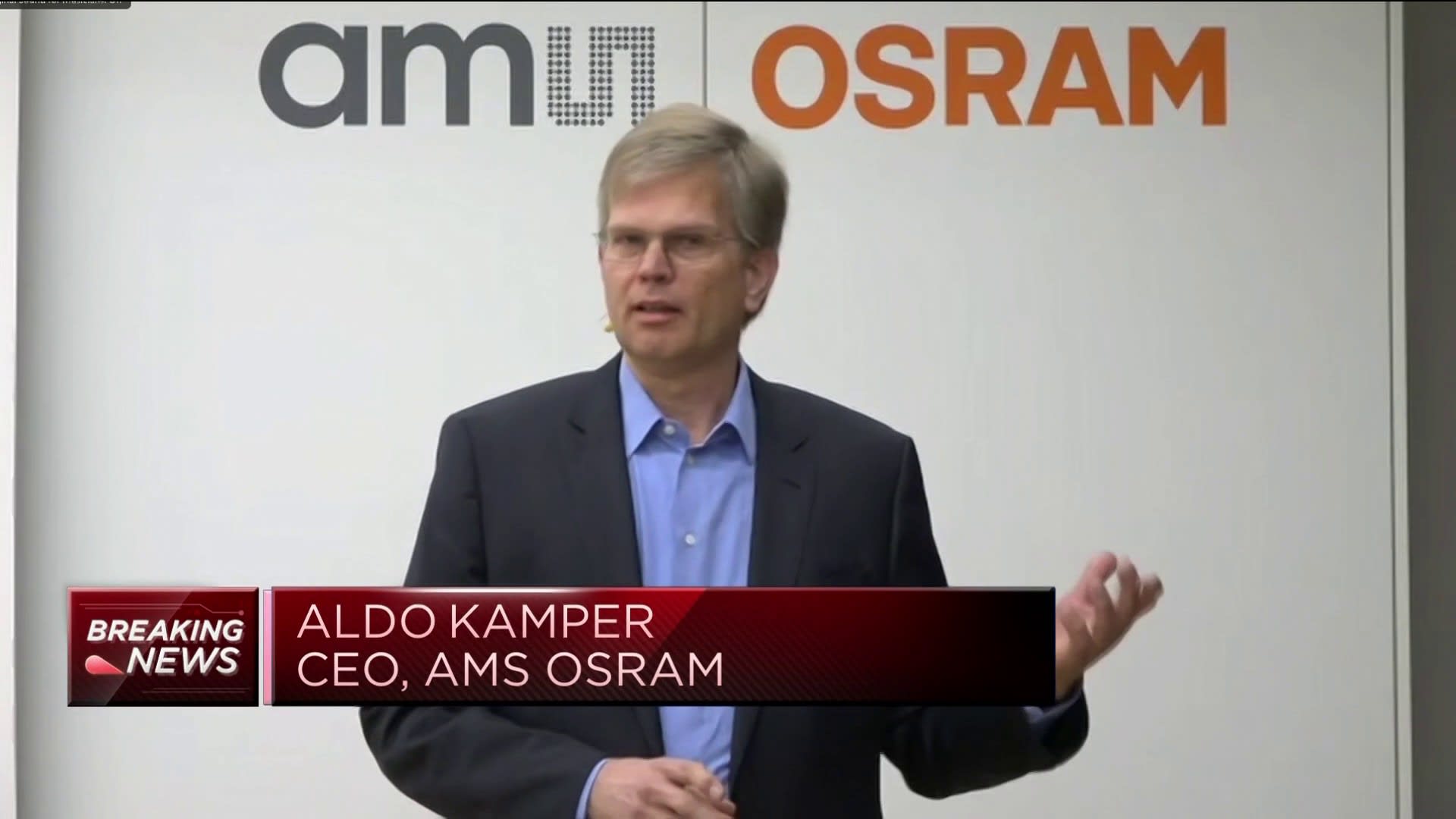 Solid start of the year for the AMS Osram business, says company CEO Aldo Kamper [Video]