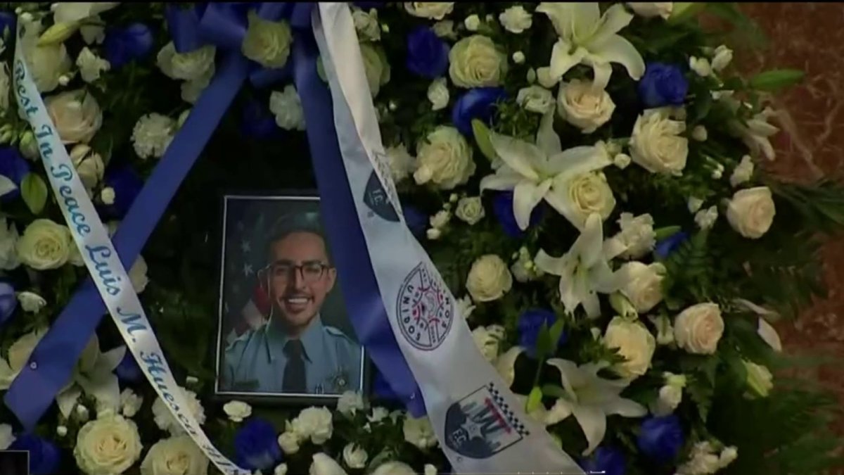 Funeral held for Chicago Police Officer Luis Huesca killed in the line of duty  NBC Chicago [Video]