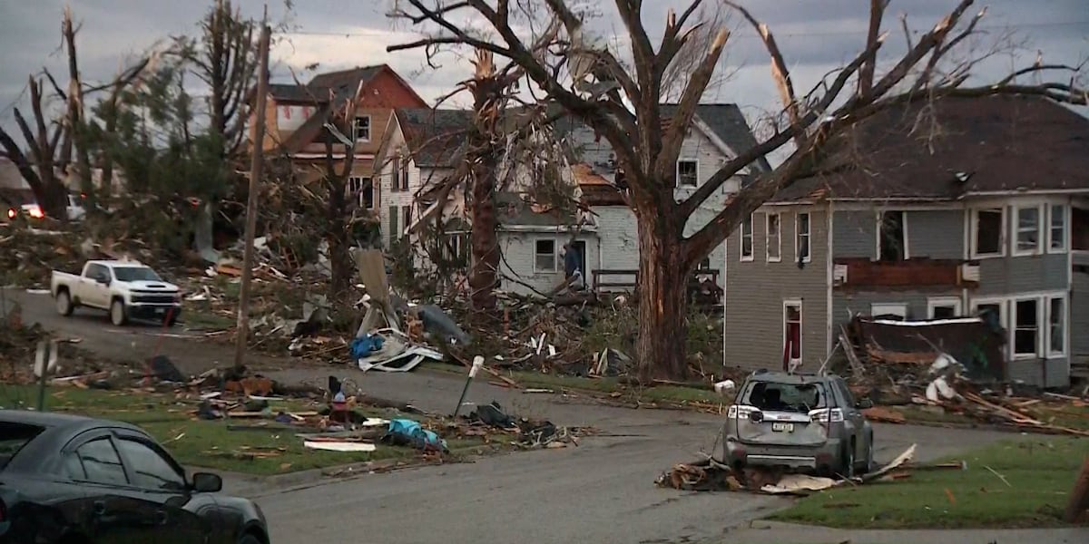 National Weather Service reports at least 17 tornadoes in Iowa during Friday storms [Video]
