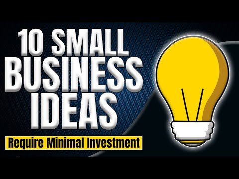 10 Small Business Ideas that Require Minimal Investment in 2024 [Video]