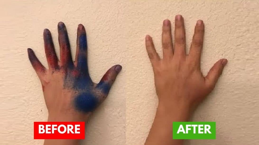 How to Remove Spray Paint From Your Hands [Video]