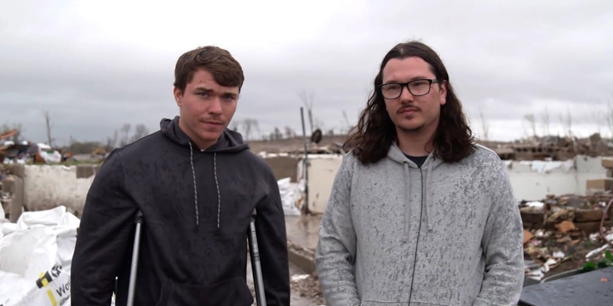 Brothers sucked out of their home by tornado survive to tell the tale [Video]