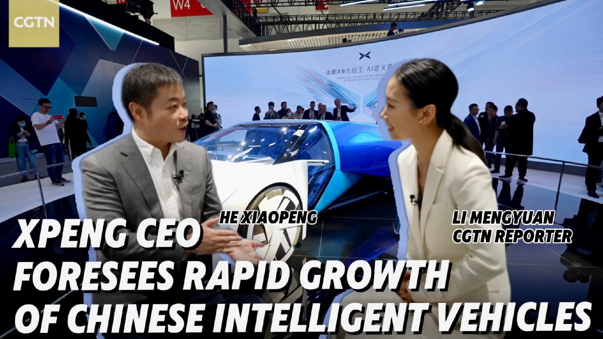 XPENG CEO foresees rapid growth of Chinese intelligent vehicles [Video]