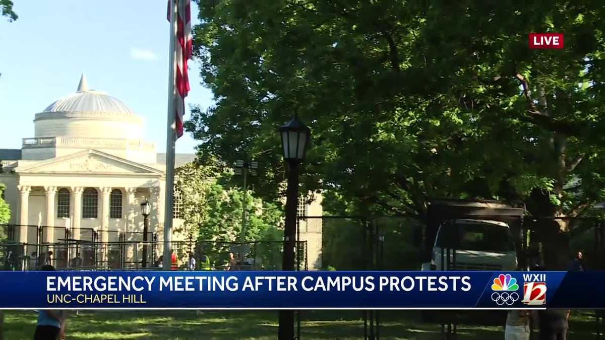 UNC-Chapel Hill leaders meet to discuss recent protests [Video]
