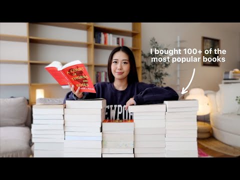 HUGE BOOK HAUL because I need to fill my home library…(100+ books) 📚 [Video]