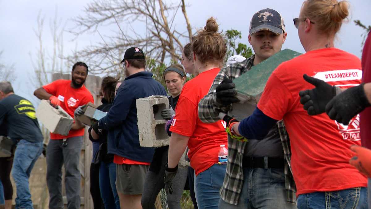 ‘This is our backyard’: Home Depot helps tornado cleanup effort [Video]