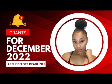 Grants Available - December 2022 [Video]
