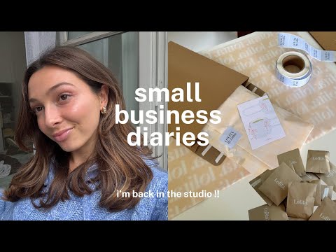 small business diaries ~ new apartment, collab launch, packing orders + more 🎀 [Video]