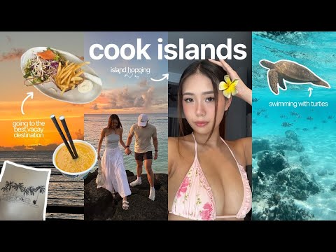 Cook Islands Travel Vlog 🌴 swimming with turtles, island hopping, food tour, Raratonga & Aitutaki [Video]