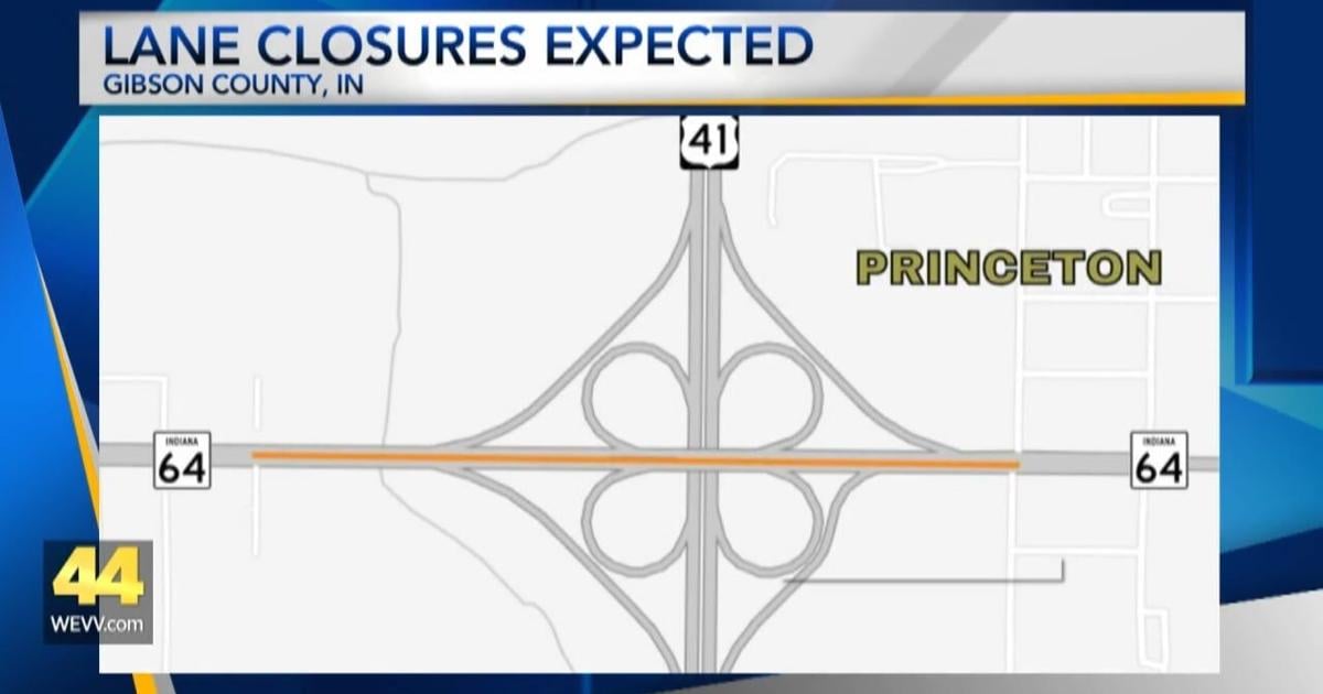 Lane closures planned in Gibson County beginning Monday | Video