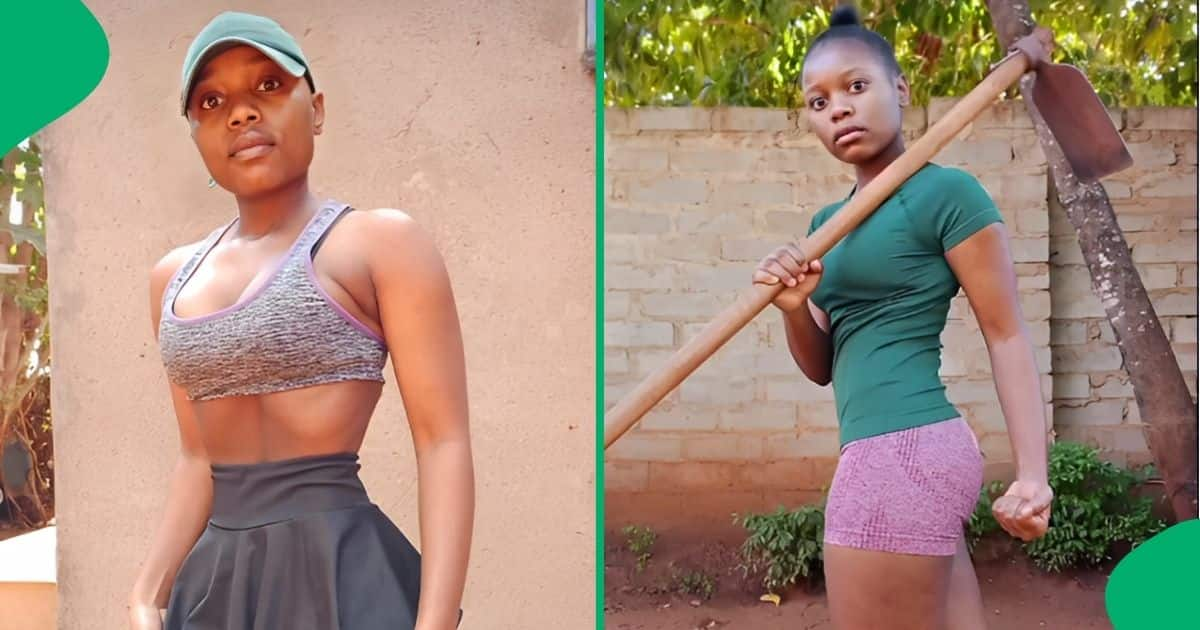 Village Girl With Toned Body Shows Off Fitness Routine Using Household Items [Video]