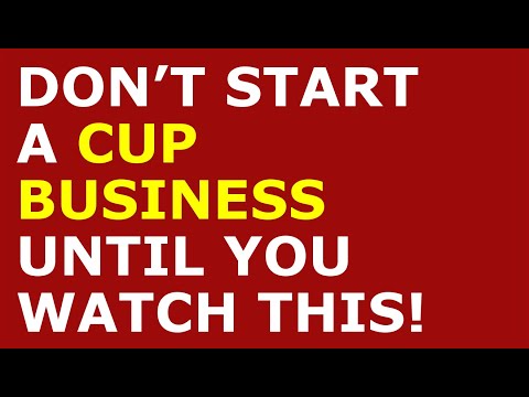 How to Start a Cup Business | Free Cup Business Plan Template Included [Video]