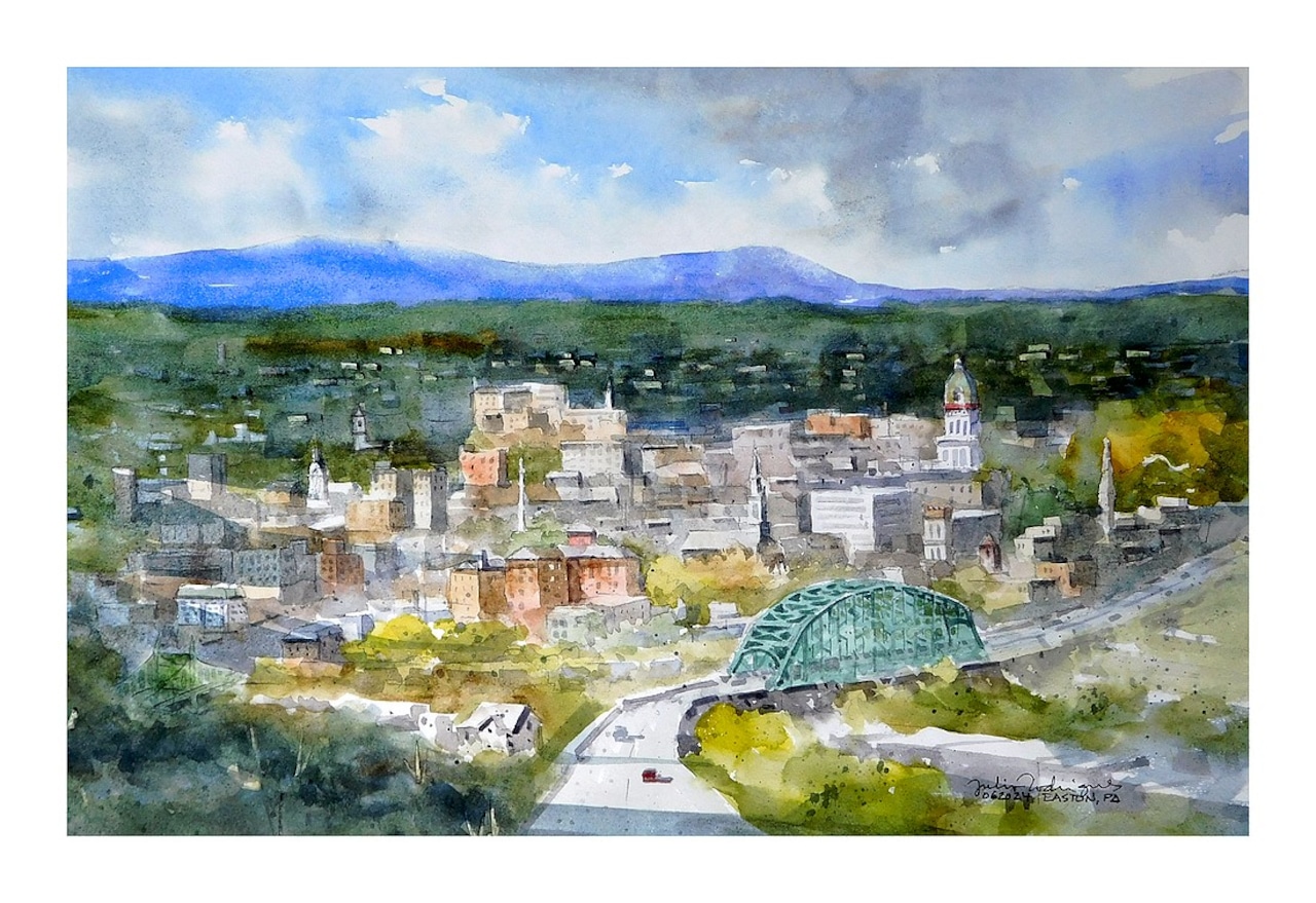 The colors of Easton: Why this watercolor painter has chosen the city as his subject [Video]