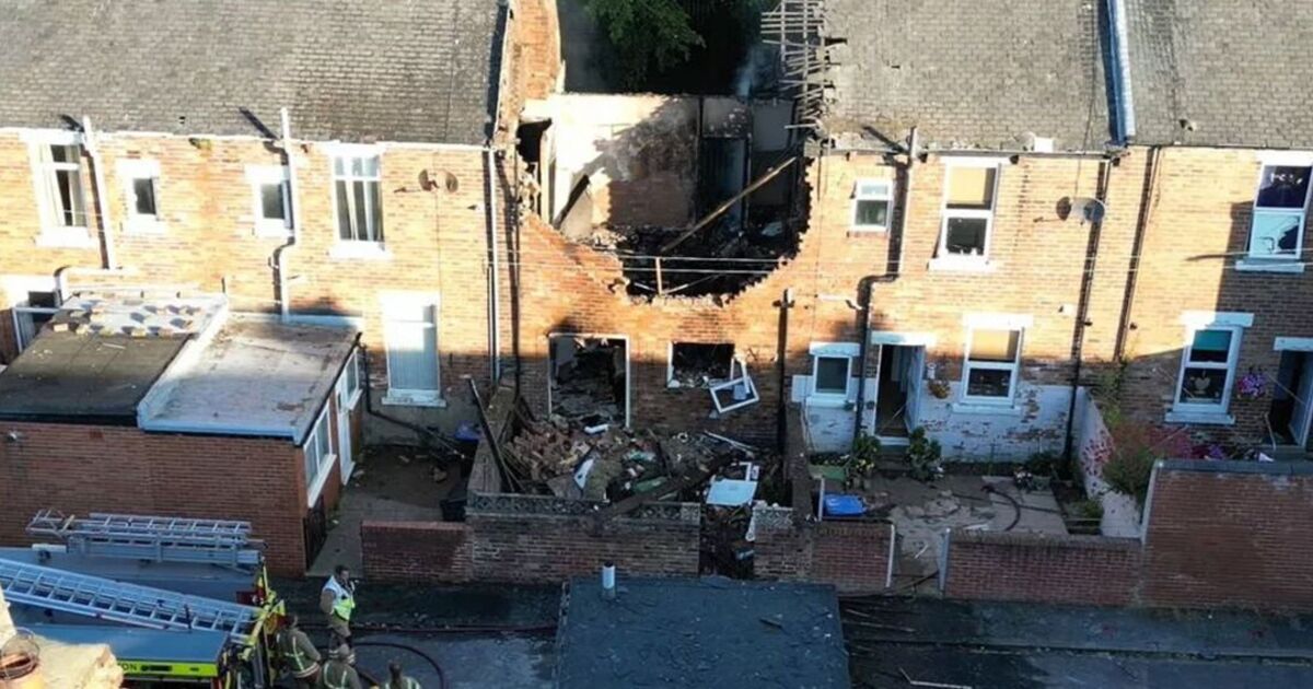 County Durham explosion: Man injured as house completely destroyed | UK | News [Video]