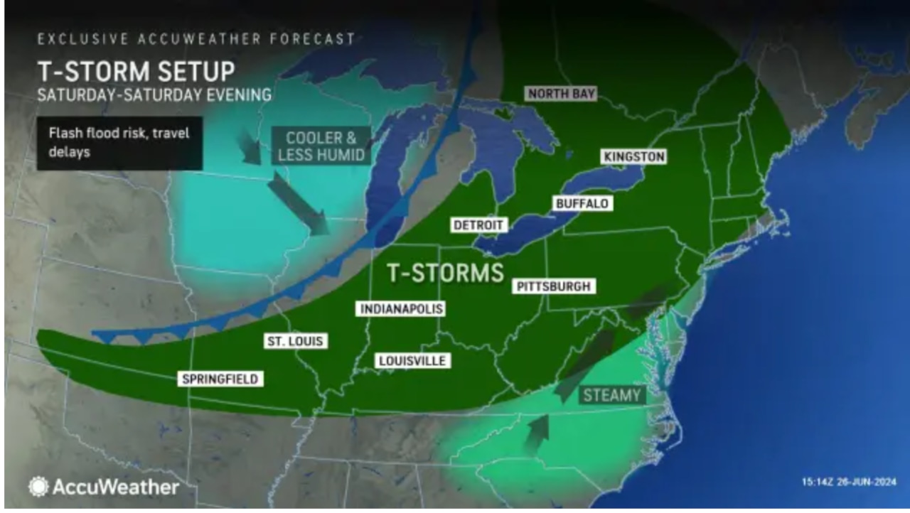 N.J. weather: Thunderstorm threats in weekend forecast after 2 dry, pleasant days [Video]