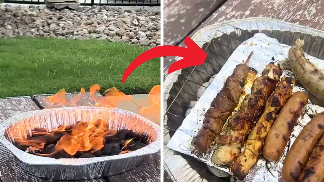 Genius DIY Barbecue Grill [Video]