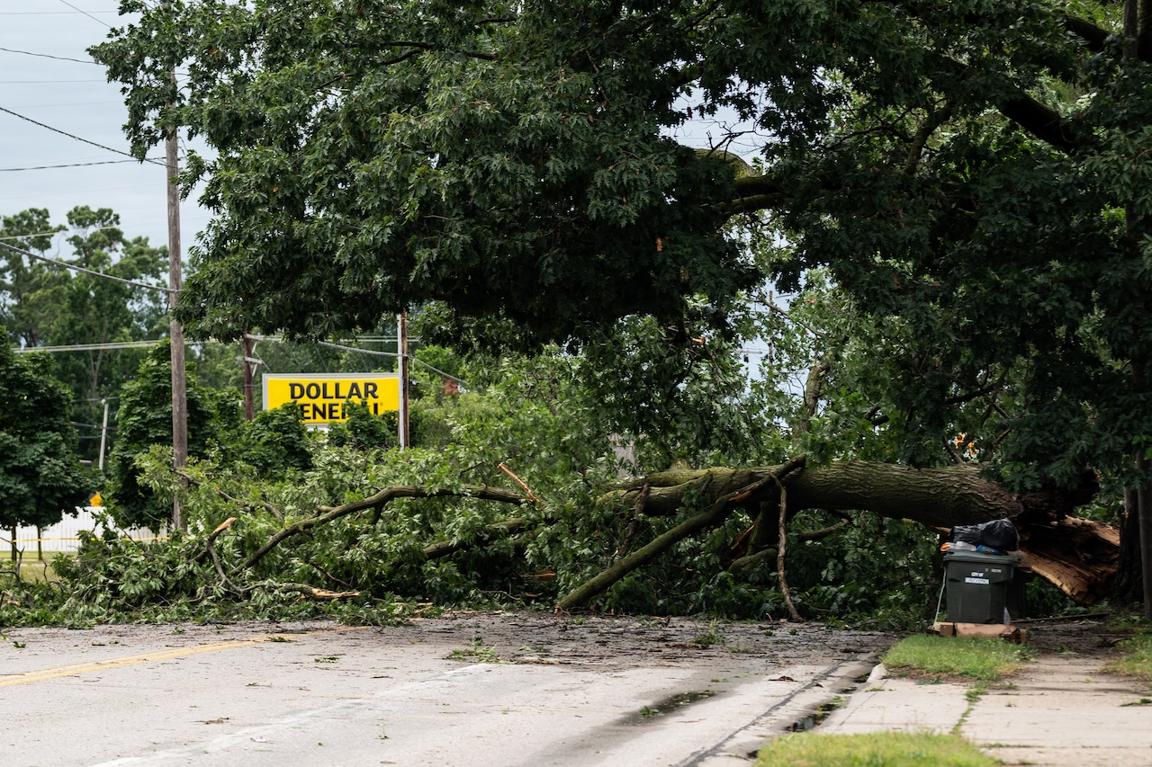 Where to get free water, ice cream in Montague after major storm [Video]