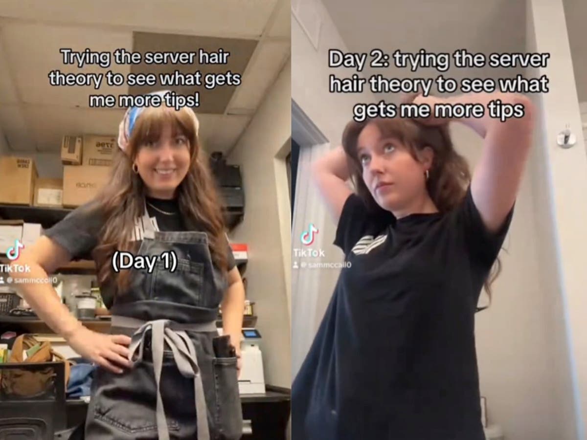 Server reveals shocking amount of tips after testing out hair theory [Video]