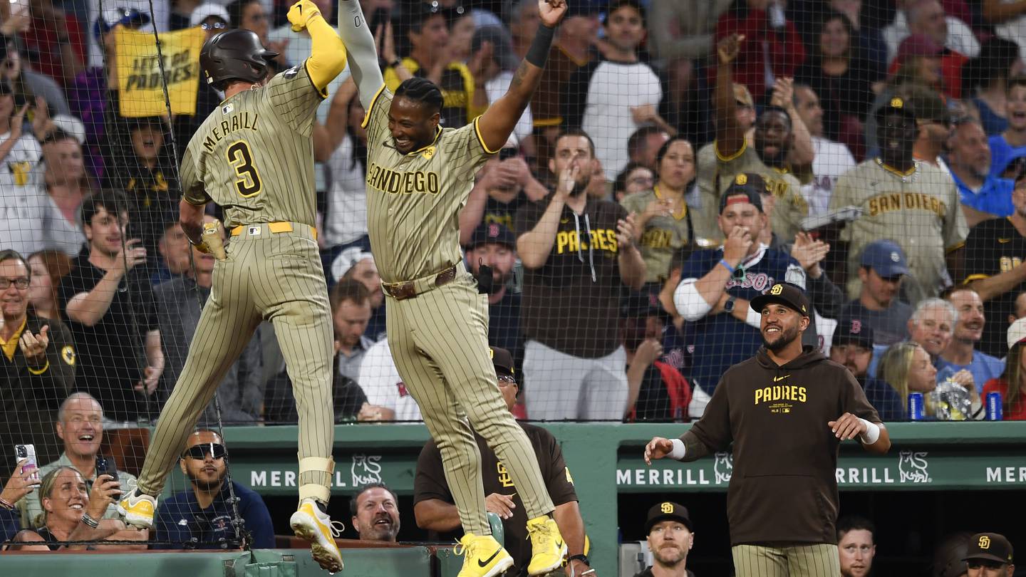 Merrills 3-run homer, Higashiokas 2-run shot lead Padres to 9-2 win over Red Sox  Boston 25 News [Video]