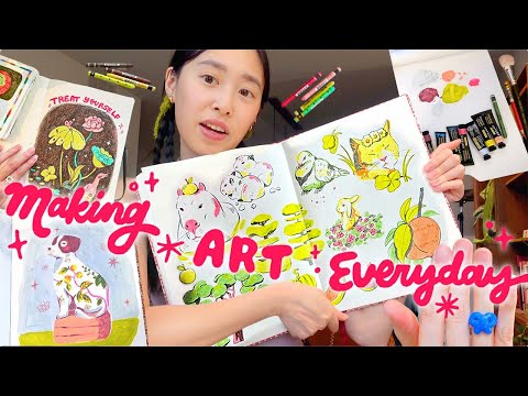 I Made ART EVERYDAY for a Month ✨ The Artist’s Way pt 5 [Video]